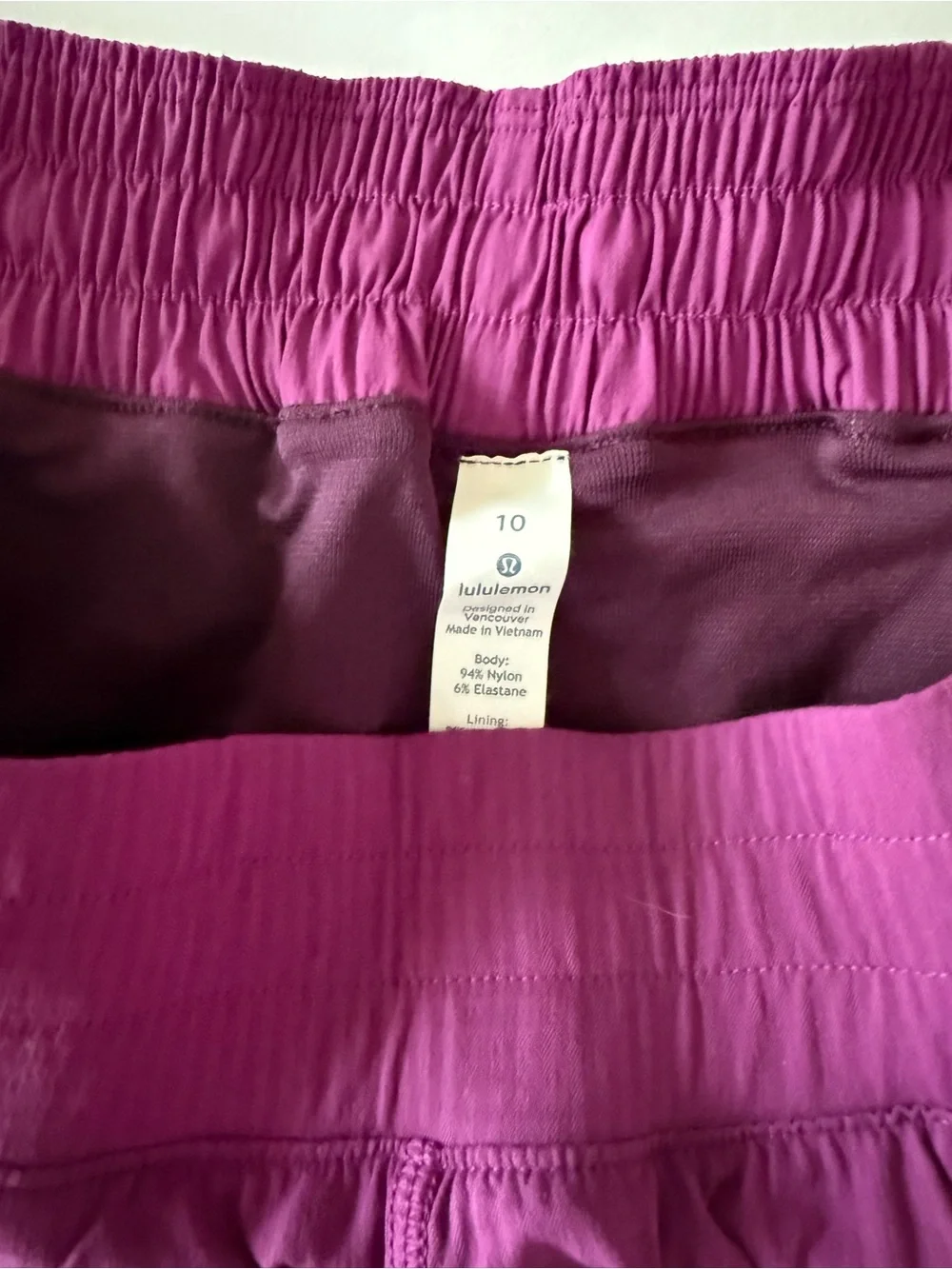lululemon athletica Bright Magenta Hotty Hot Performance Shorts